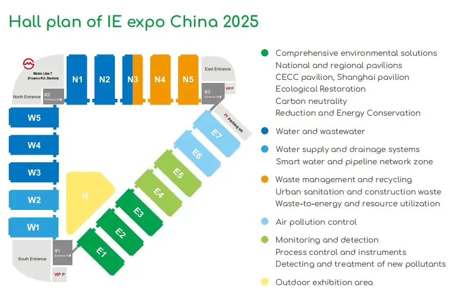 IE expo 2025 exhibition Floor Plan