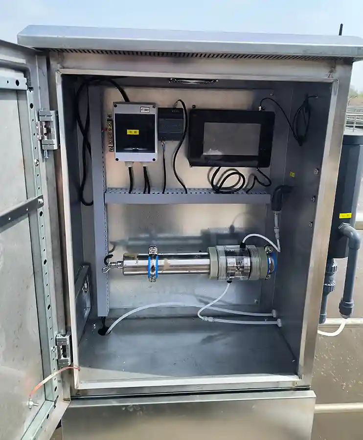 large-scale sewage plant water nitrate monitoring
