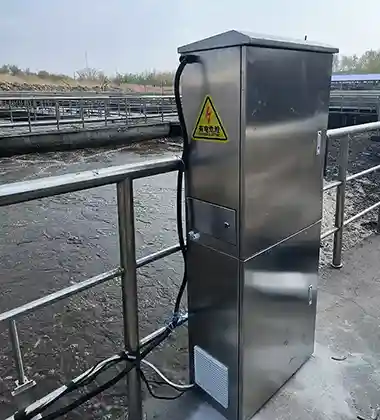 sewage plant water nitrate monitoring