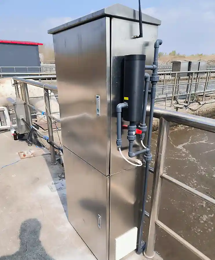 sewage plant water nitrate online monitoring