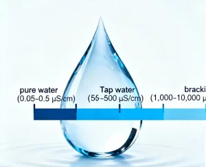 conductivity unit in water