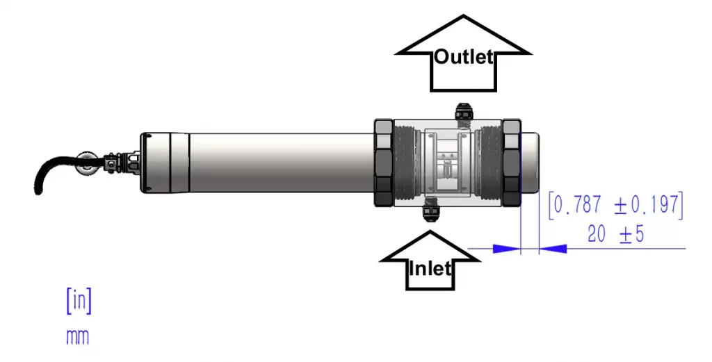 Spectrum water sensor pipeline installation 2